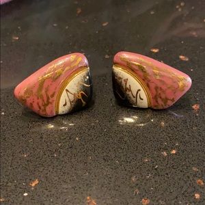 Handmade ceramic earrings